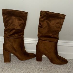 Chinese Laundry Brown Heeled Boots